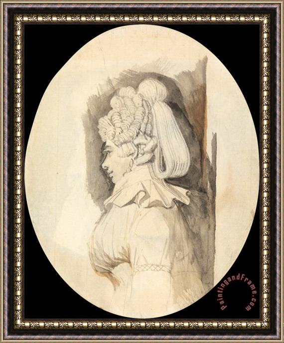 Henry Fuseli Study of a Lady Framed Painting