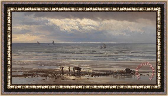 Henry Moore Kelp Gatherers Framed Painting