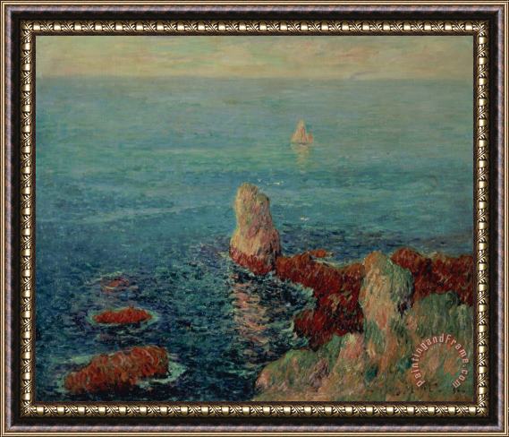 Henry Moret The Island of Groix Framed Painting