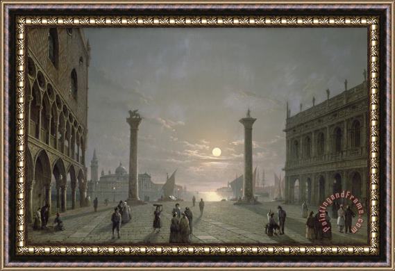 Henry Pether The Grand Canal From Piazza San Marco Framed Print