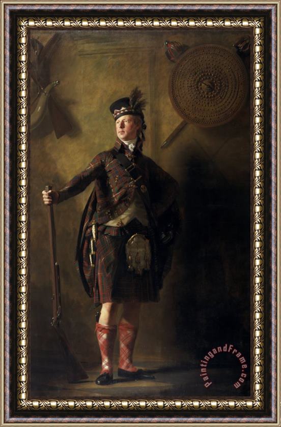 Henry Raeburn Colonel Alastair Ranaldson Macdonell of Glengarry (1771 Framed Painting