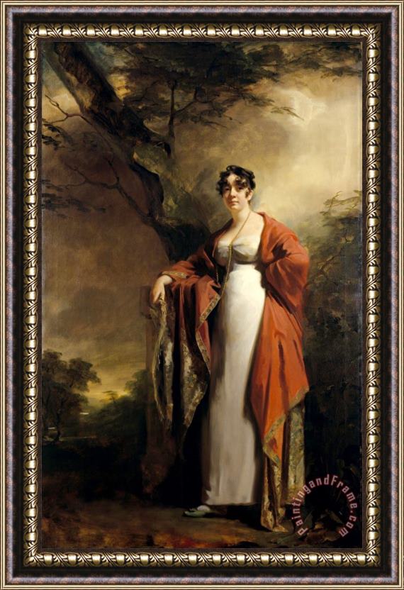 Henry Raeburn Frances Harriet Wynne, Mrs Hamilton of Kames (1786 1860) Framed Print