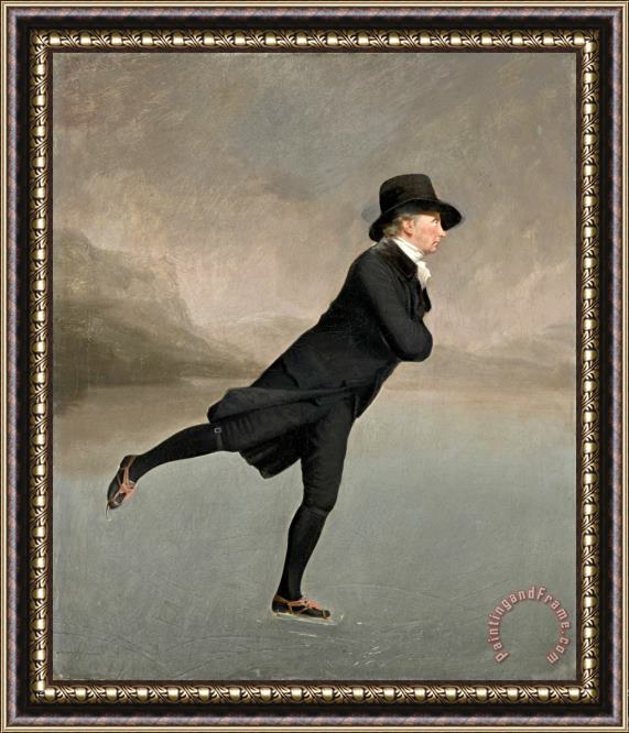 Henry Raeburn Reverend Dr Robert Walker (1755 1808) Skating on Duddingston Loch Framed Painting