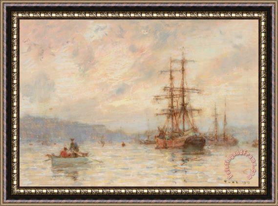 Henry Scott Tuke Sundown Framed Painting