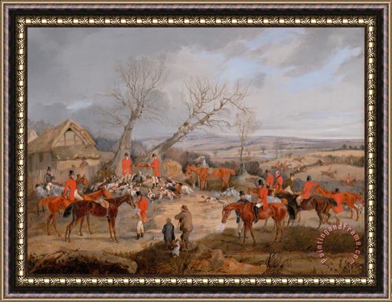 Henry Thomas Alken Hunting Scene The Kill Framed Painting