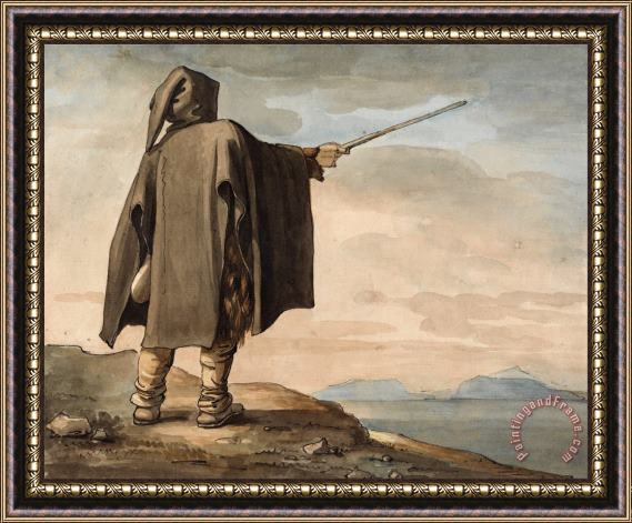 Henry Tresham A Peasant of Mount Erix Framed Painting