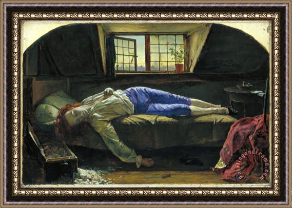Henry Wallis Chatterton Framed Painting
