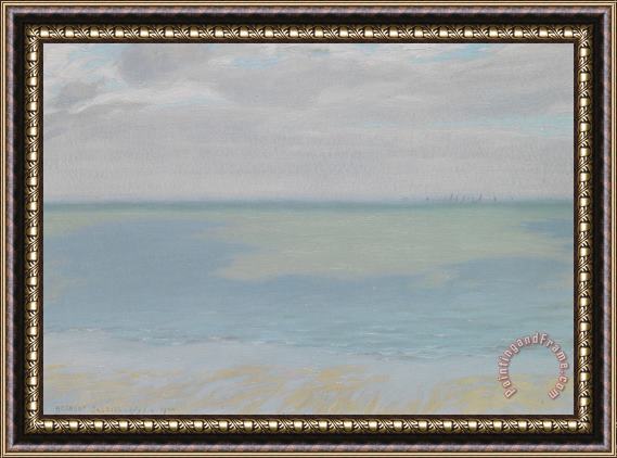 Herbert Dalziel Study of Sky and Sea Framed Painting