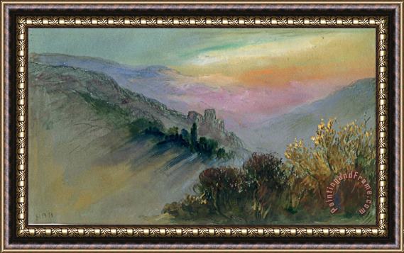 Hercules Brabazon Mountain Landscape Framed Print
