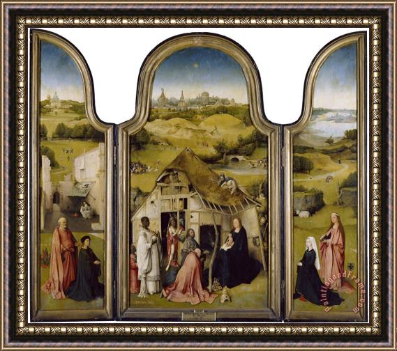 Hieronymus Bosch Adoration of The Magi Framed Painting