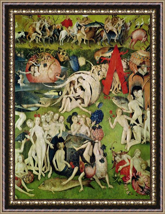 Hieronymus Bosch The Garden of Earthly Delights Framed Print