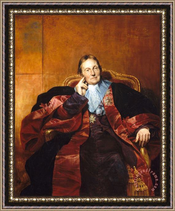 Hippolyte Delaroche Marquis De Pastoret Framed Painting