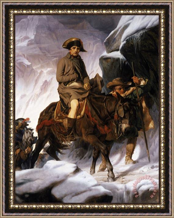 Hippolyte Delaroche Napoleon Crossing the Alps Framed Print
