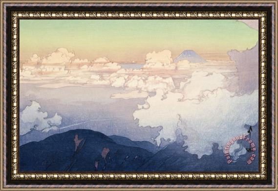 Hiroshi Yoshida Above The Clouds (un Hyo), From The Series Southern Japanese Alps (nihon Minami Arupusu Shu) Framed Print