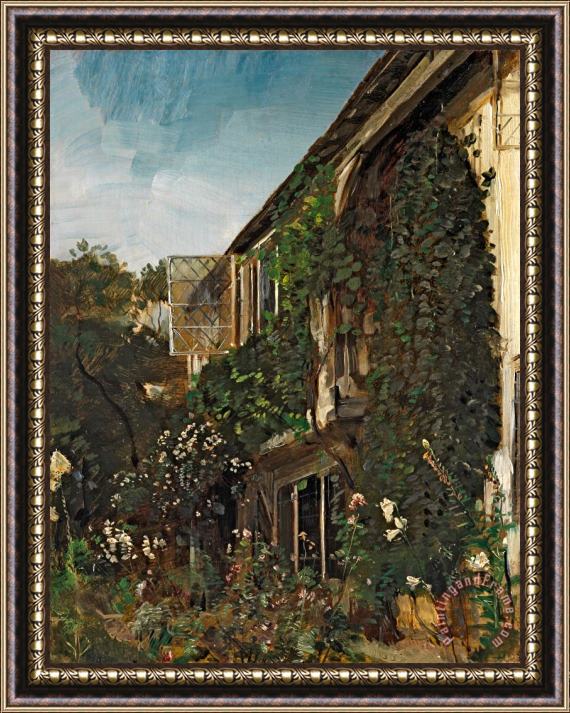 HM Anthony Summer Garden Framed Painting