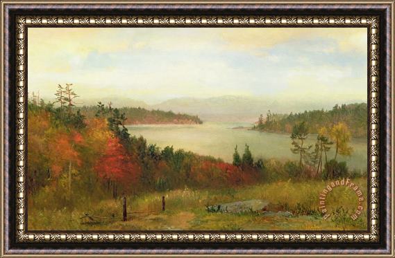 Homer Dodge Martin Raquette Lake Framed Painting