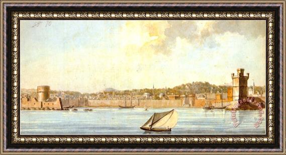 Hope Thomas Rhodes, The Old Harbour Framed Print