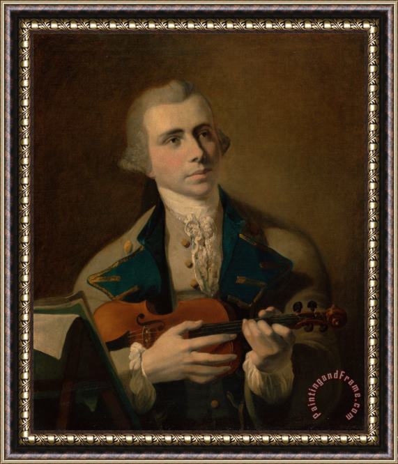 Hugh Barron Portrait of a Man, Probably a Self Portrait Framed Print