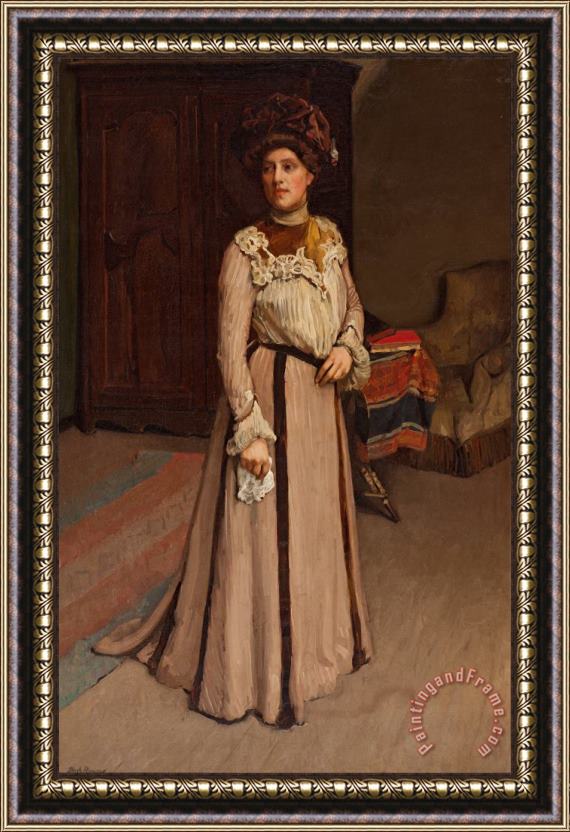 Hugh Ramsay A Lady of Cleveland, U.s.a. Framed Painting