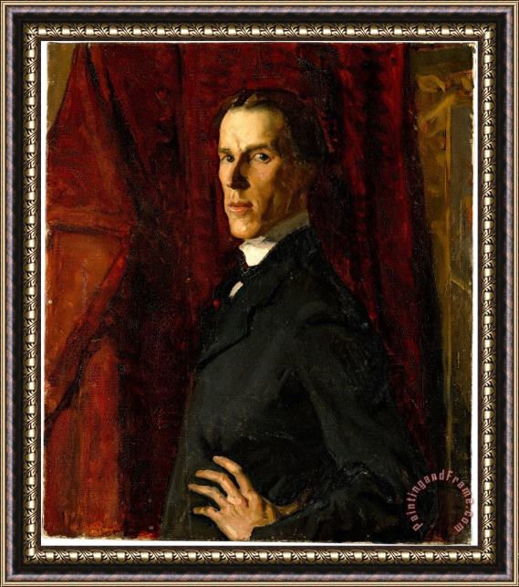 Hugh Ramsay Self Portrait Framed Painting