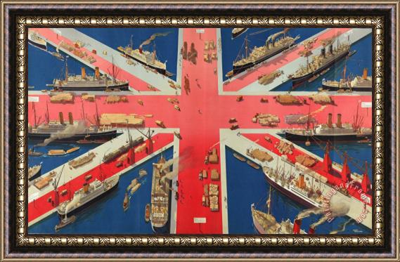 Hugh Williams British Empire Framed Painting