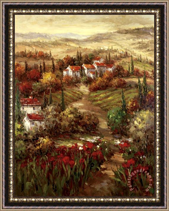 Hulsey Tuscan Village Framed Painting