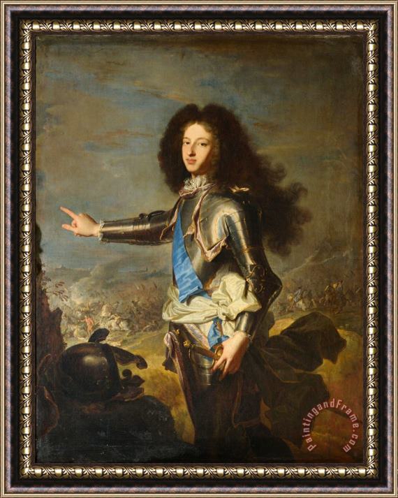 Hyacinthe Rigaud Louis De France, Duc De Bourgogne (1682 1712) Framed Painting