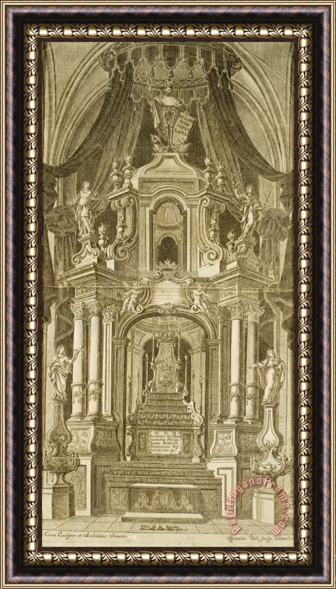 Ignasi Valls Tomb of Philip V Framed Print
