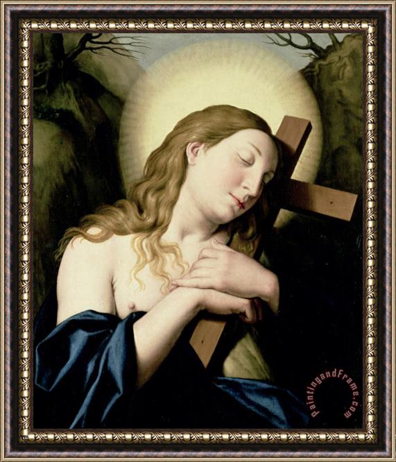 Il Sassoferrato Penitent Magdalene Framed Painting