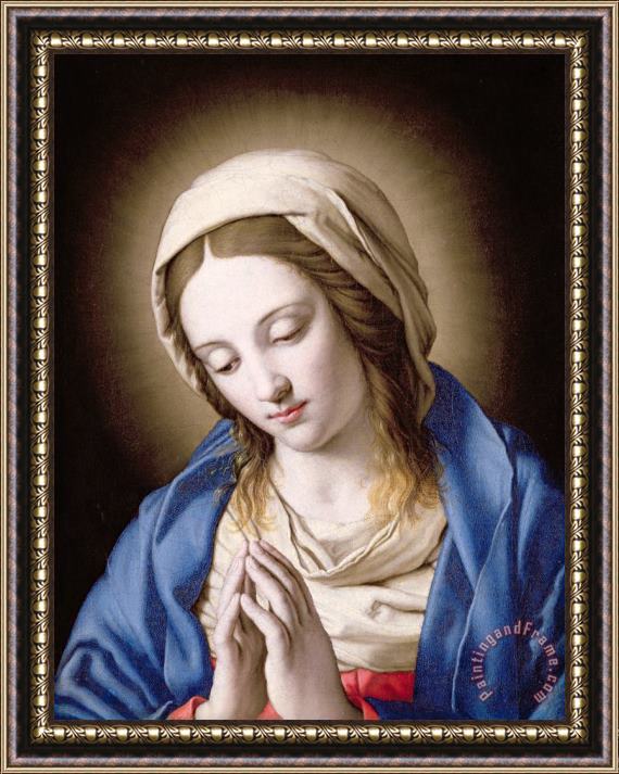 Il Sassoferrato The Madonna Praying Framed Print