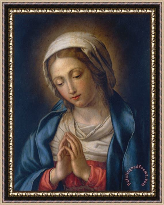Il Sassoferrato The Virgin at Prayer Framed Print
