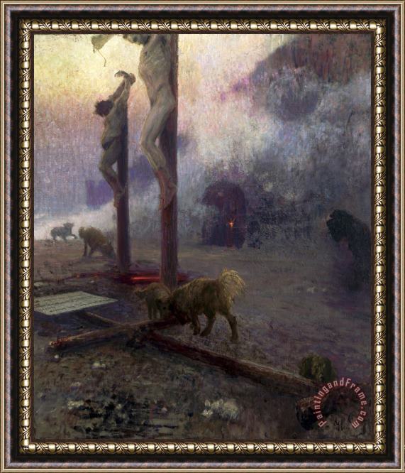 Ilya Repin Golgotha Framed Painting
