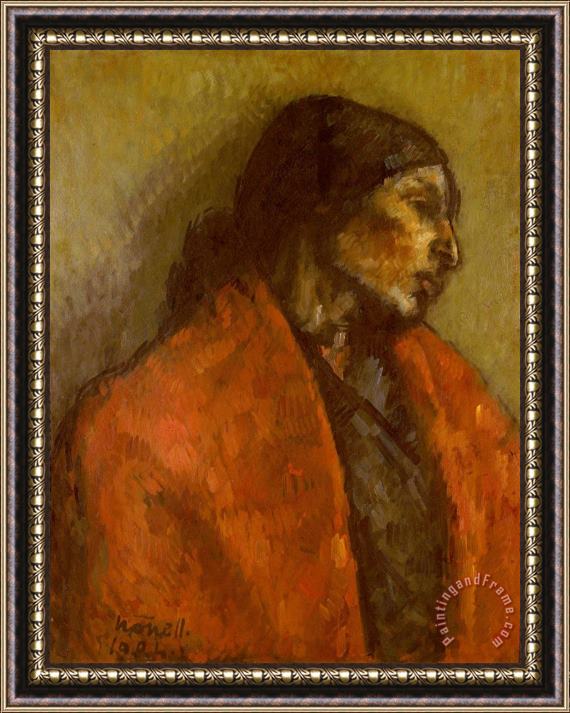 Isidre Nonell La Paloma, 1904 Framed Painting