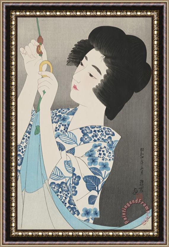 Ito Shinsui Mosquito Net (kaya) Framed Painting