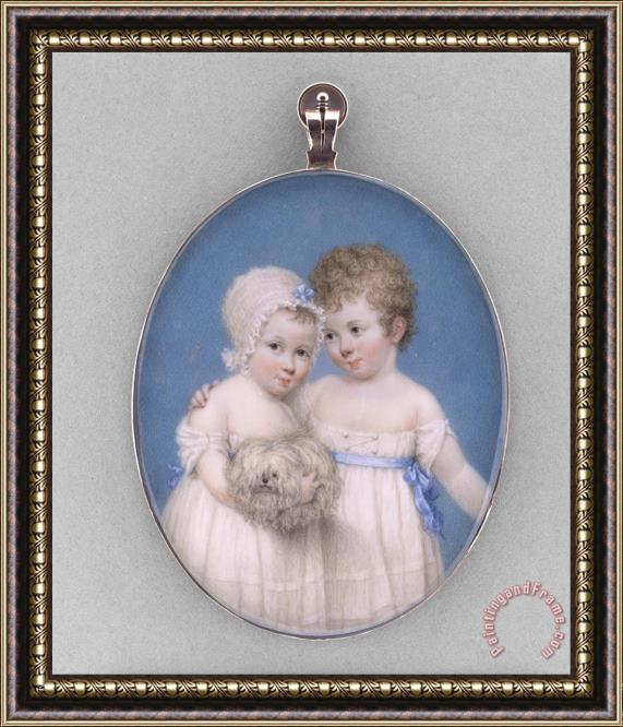 J. T. Mitchell Elizabeth Mary And Augustus William Hillary Framed Print