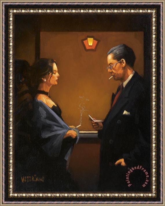 Jack Vettriano A Letter of Consequence II Framed Painting