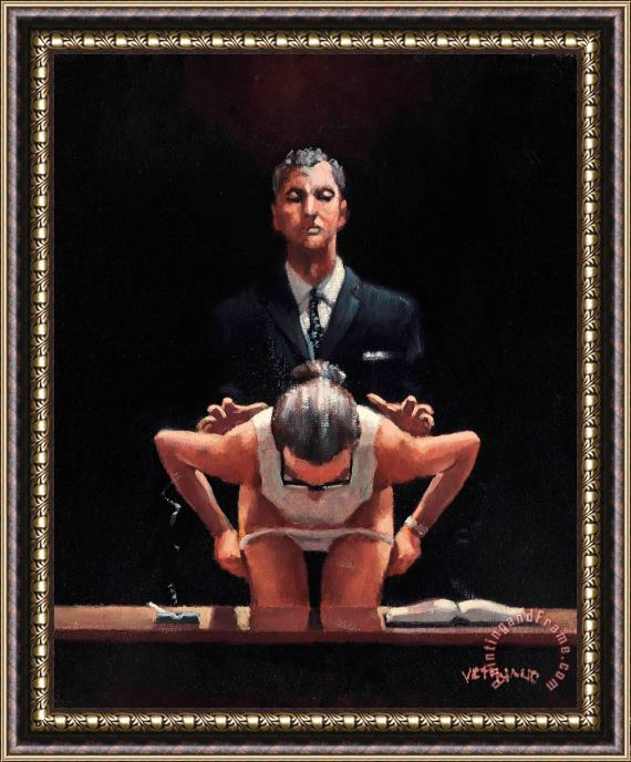 Jack Vettriano A Sinister Turn of Emotion I, 2008 Framed Painting