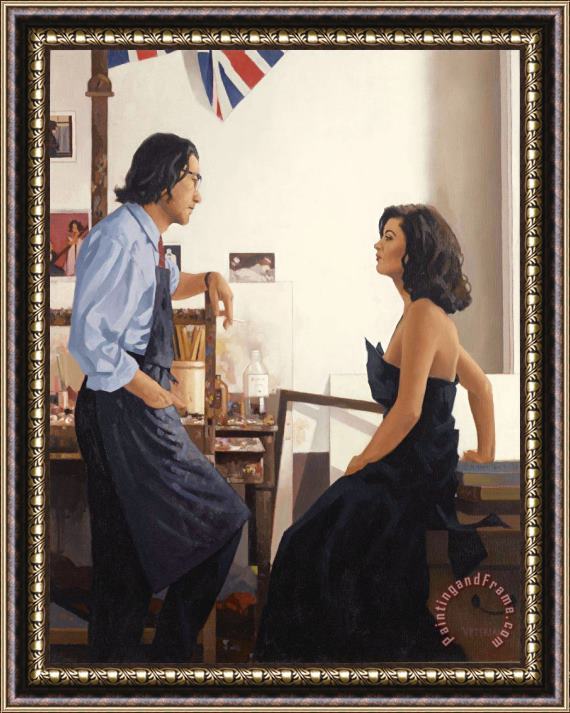 Jack Vettriano Artist And Model Framed Painting