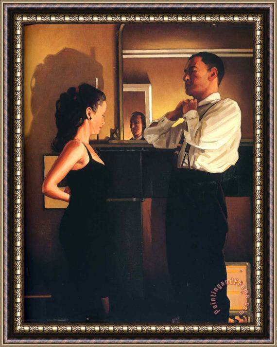 Jack Vettriano Between Darkness And Dawn Framed Painting