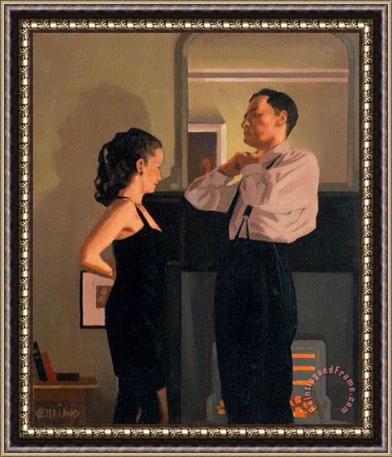 Jack Vettriano Between Darkness And Dawn, Study, 1998 Framed Print