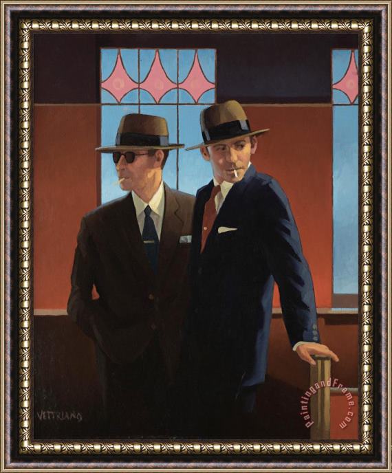 Jack Vettriano Boys Night Out, 1999 Framed Painting