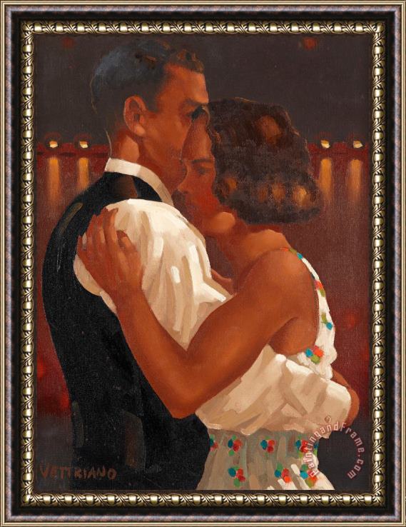 Jack Vettriano Dancing Couple Framed Painting
