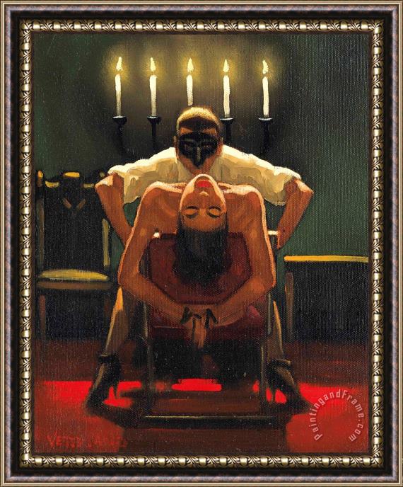 Jack Vettriano Descent Into Hell, 1994 Framed Painting