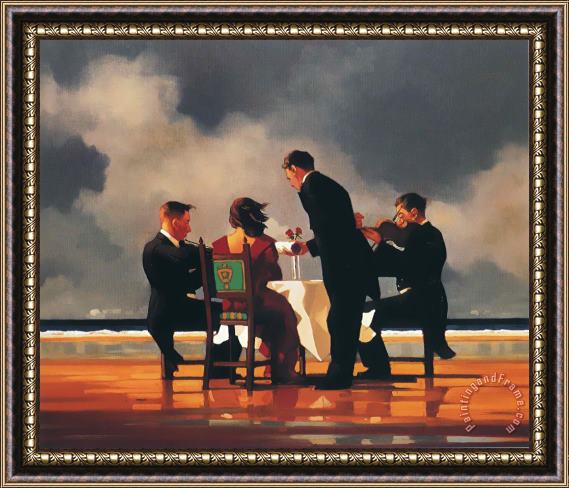 Jack Vettriano Elegy for The Dead Admiral Framed Print