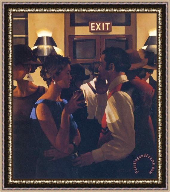 Jack Vettriano Exit Framed Painting
