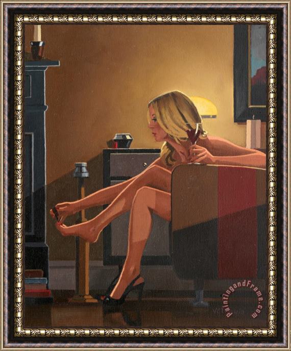 Jack Vettriano For My Lover, 2013 Framed Print