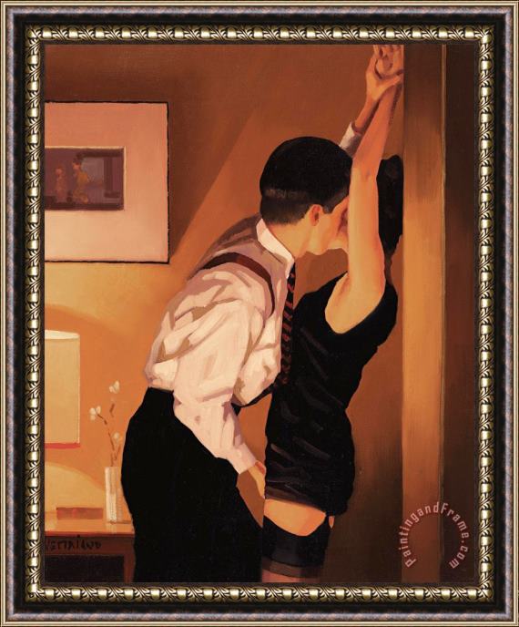 Jack Vettriano Game on (study) Framed Painting