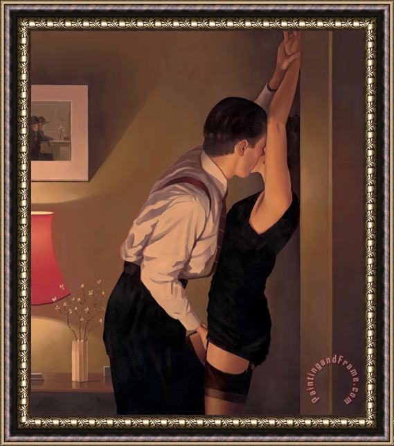 Jack Vettriano Game on 2006 Framed Painting