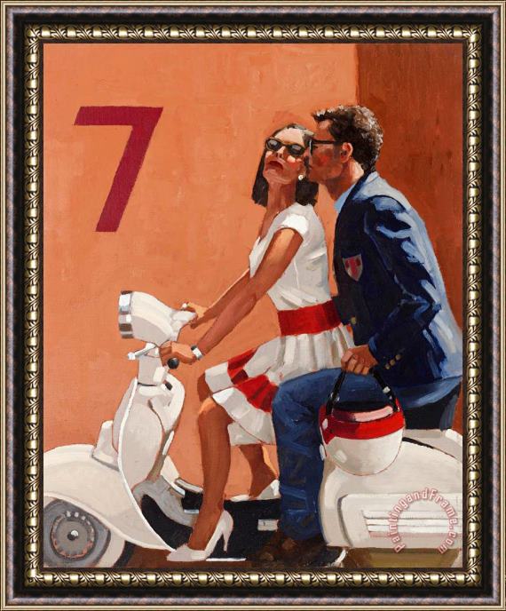 Jack Vettriano Love Italia Framed Painting