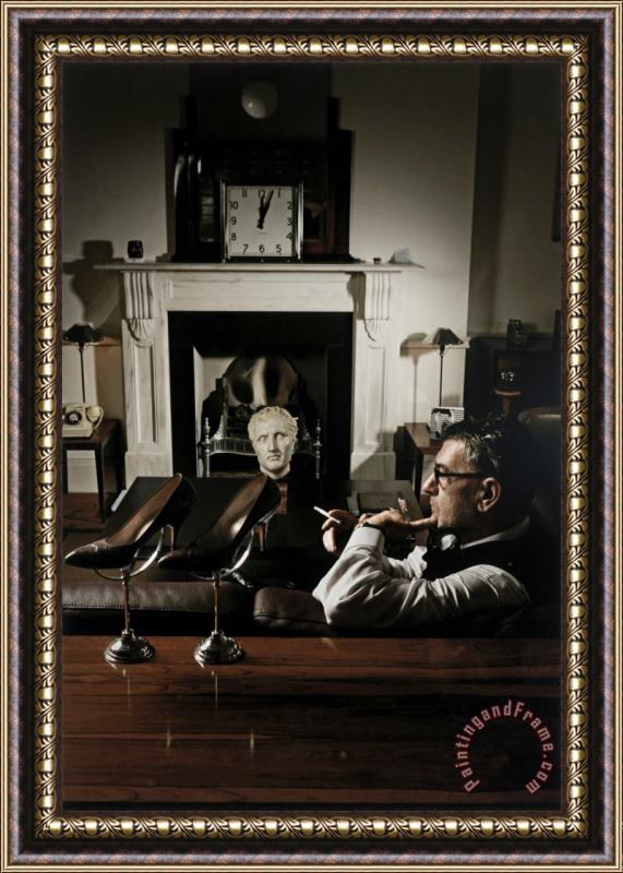 Jack Vettriano Macarini Triptych, 2009 Framed Painting